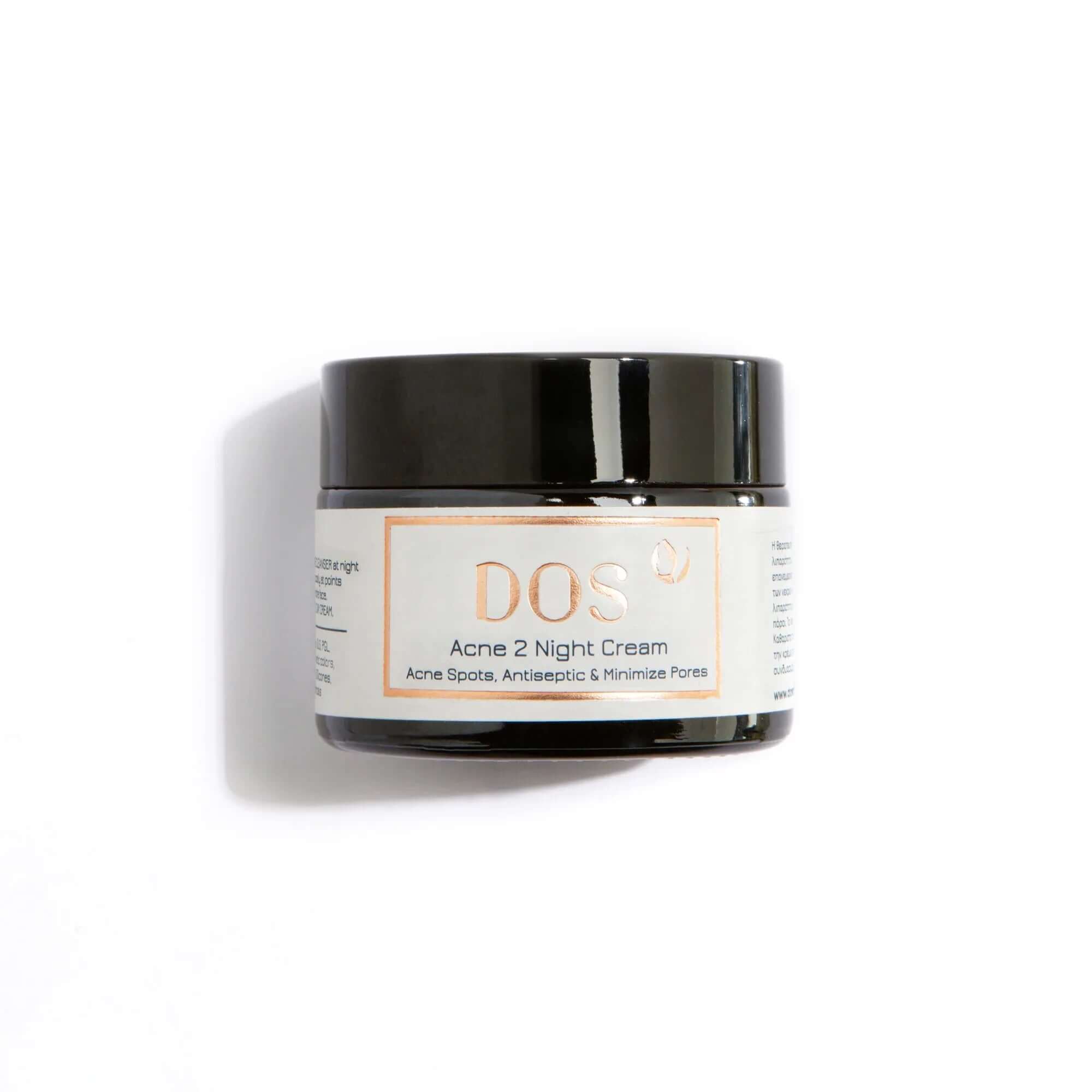 ACNE NIGHT CREAM | Acne-Prone Skin Night Treatment - DOS Cosmetics