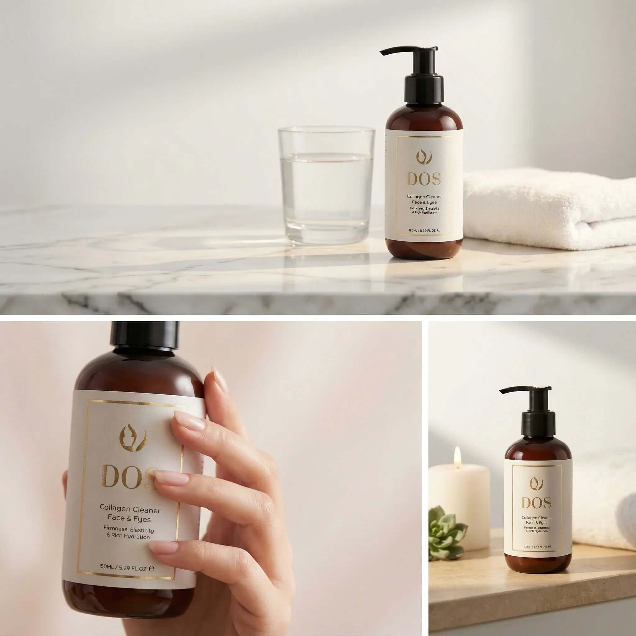 COLLAGEN CLEANSER | Facial Cleanser Suitable for Eyes - DOS Cosmetics
