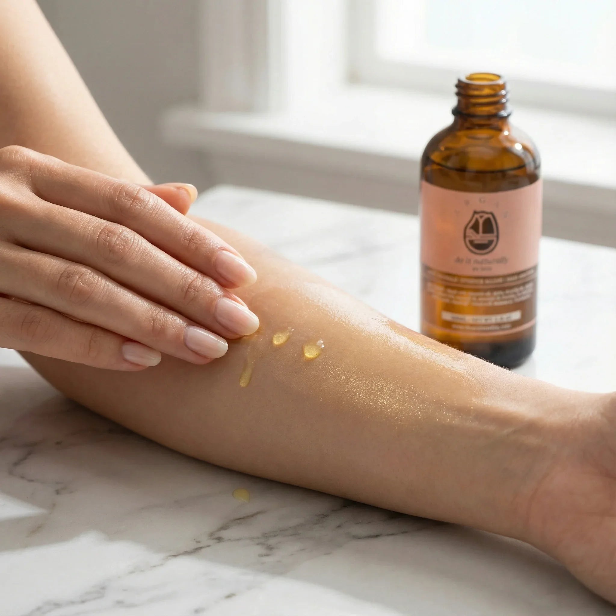 Organic argan oil for face, hair and body - vitamin E rich beauty treatment - DOS Luxury Cosmetics