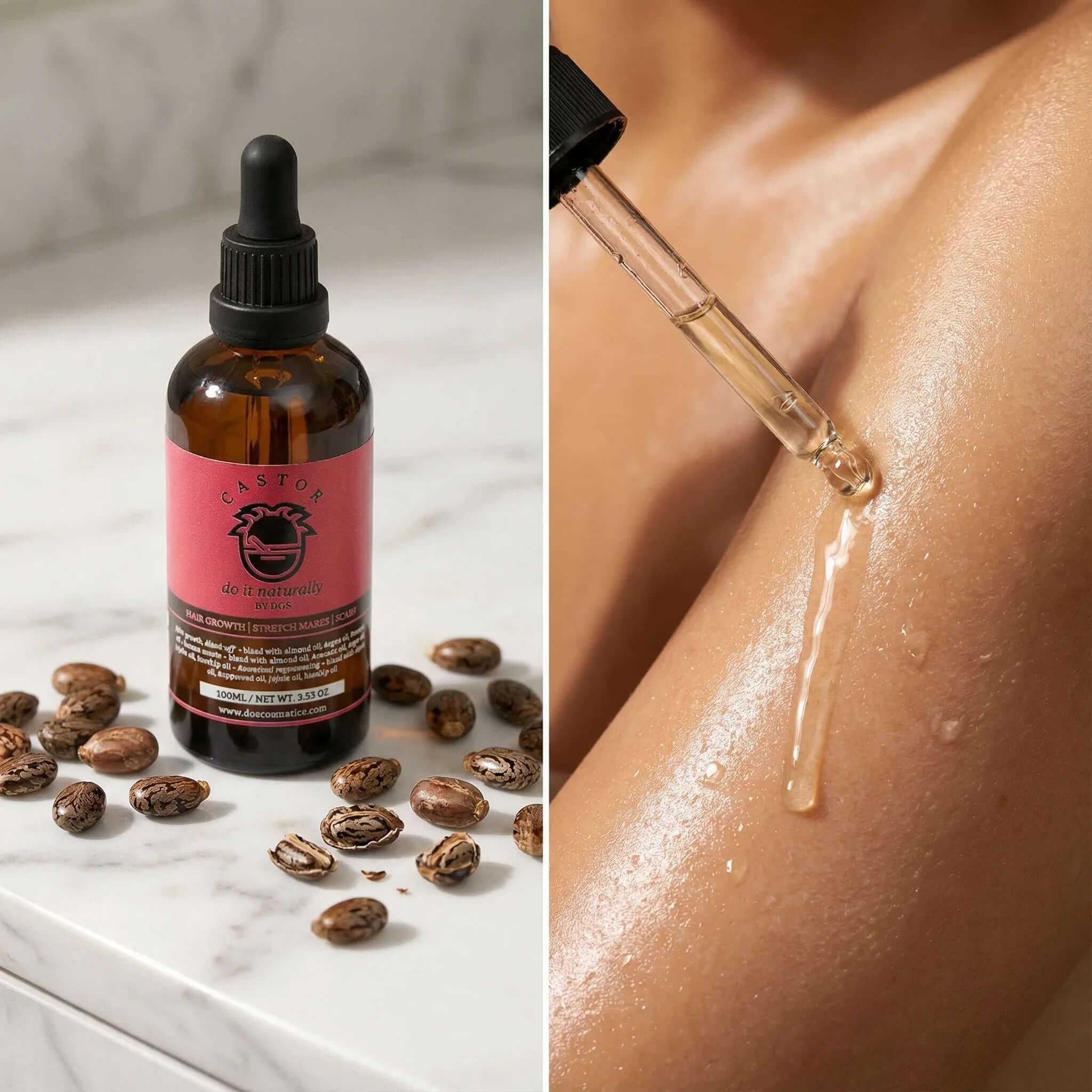 CASTOR OIL | NATURAL BASE OIL - DOS Cosmetics