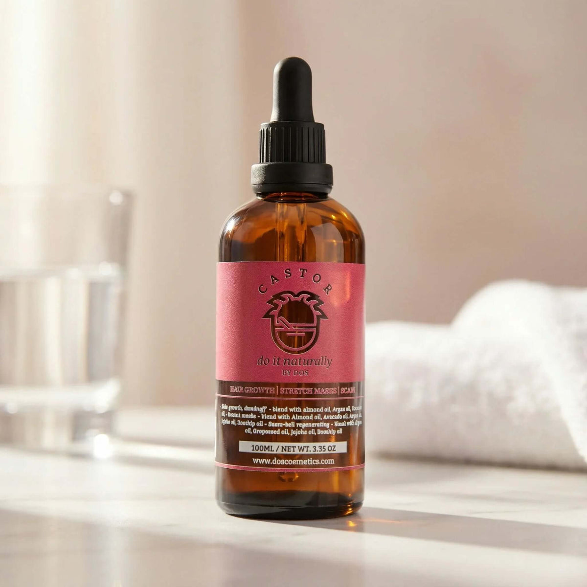 CASTOR OIL | NATURAL BASE OIL - DOS Cosmetics
