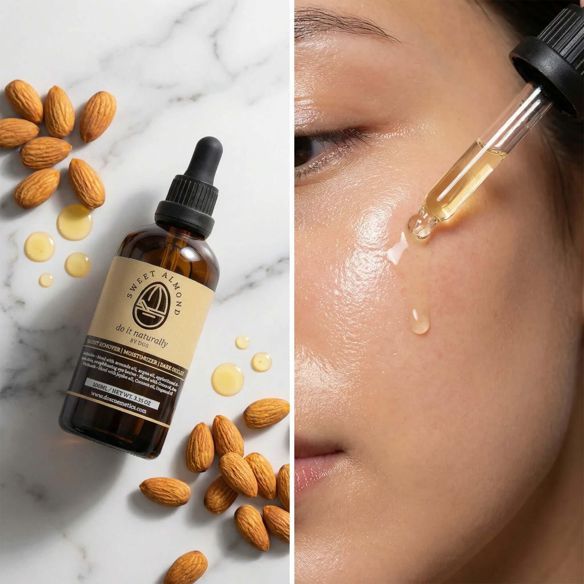 SWEET ALMOND OIL | Natural Base Oil - DOS Cosmetics
