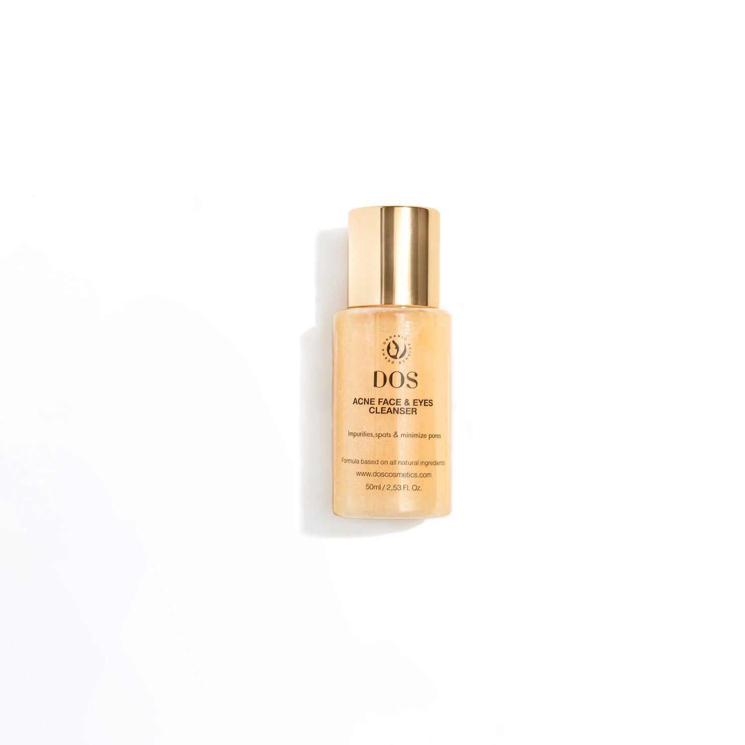 Natural acne facial cleanser with calendula and lavender - DOS Cosmetics