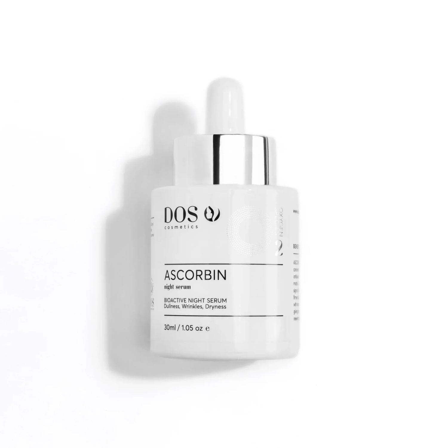 Natural Vitamin C night serum for dark spots and radiance - DOS Greek skincare