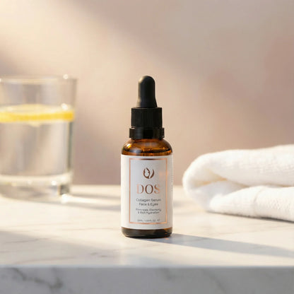 Concentrated collagen serum for fine lines and firmness - DOS natural Luxury  Greek formula