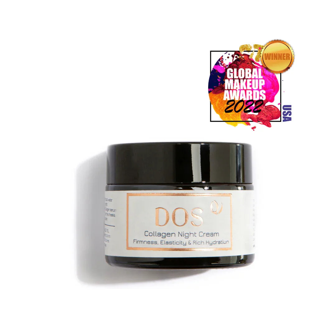 Firming collagen night cream for wrinkles - DOS pharmaceutical-grade skincare