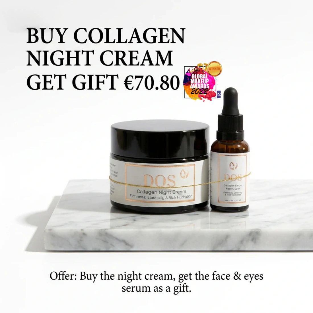 Collagen Night Cream – Award-Winning Overnight Renewal for Firm Skin