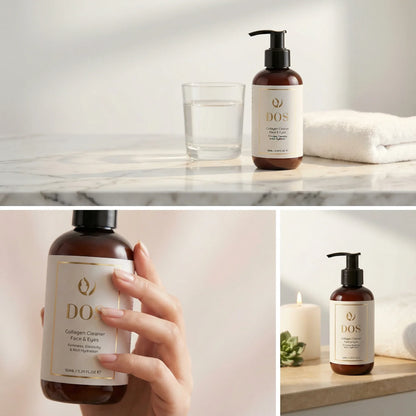 Natural collagen cleanser for face and eyes - DOS Luxury Greek skincare
