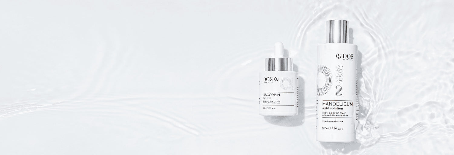 Ascorbin mandelicum night routine from dos cosmetics