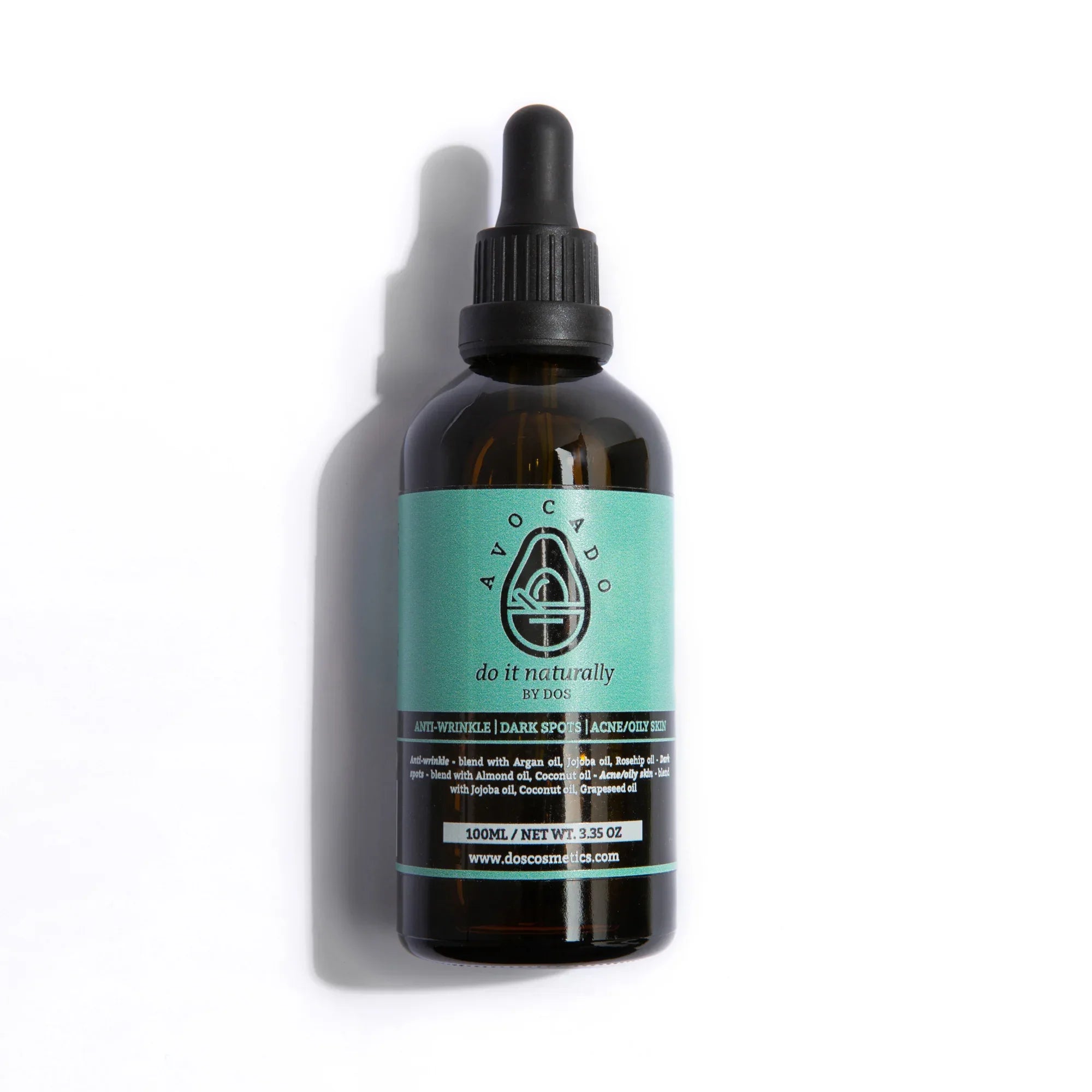 Cold-pressed avocado oil - nourishing treatment for face and body - DOS Cosmetics