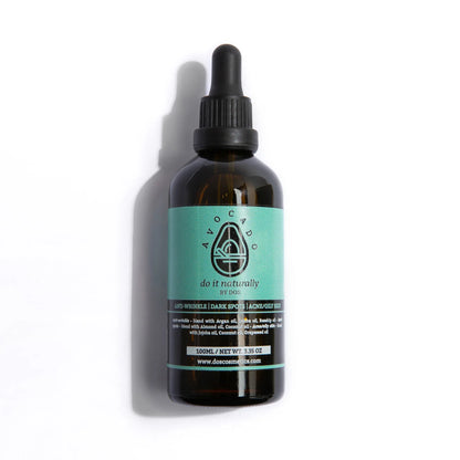 Cold-pressed avocado oil - nourishing treatment for face and body - DOS Cosmetics