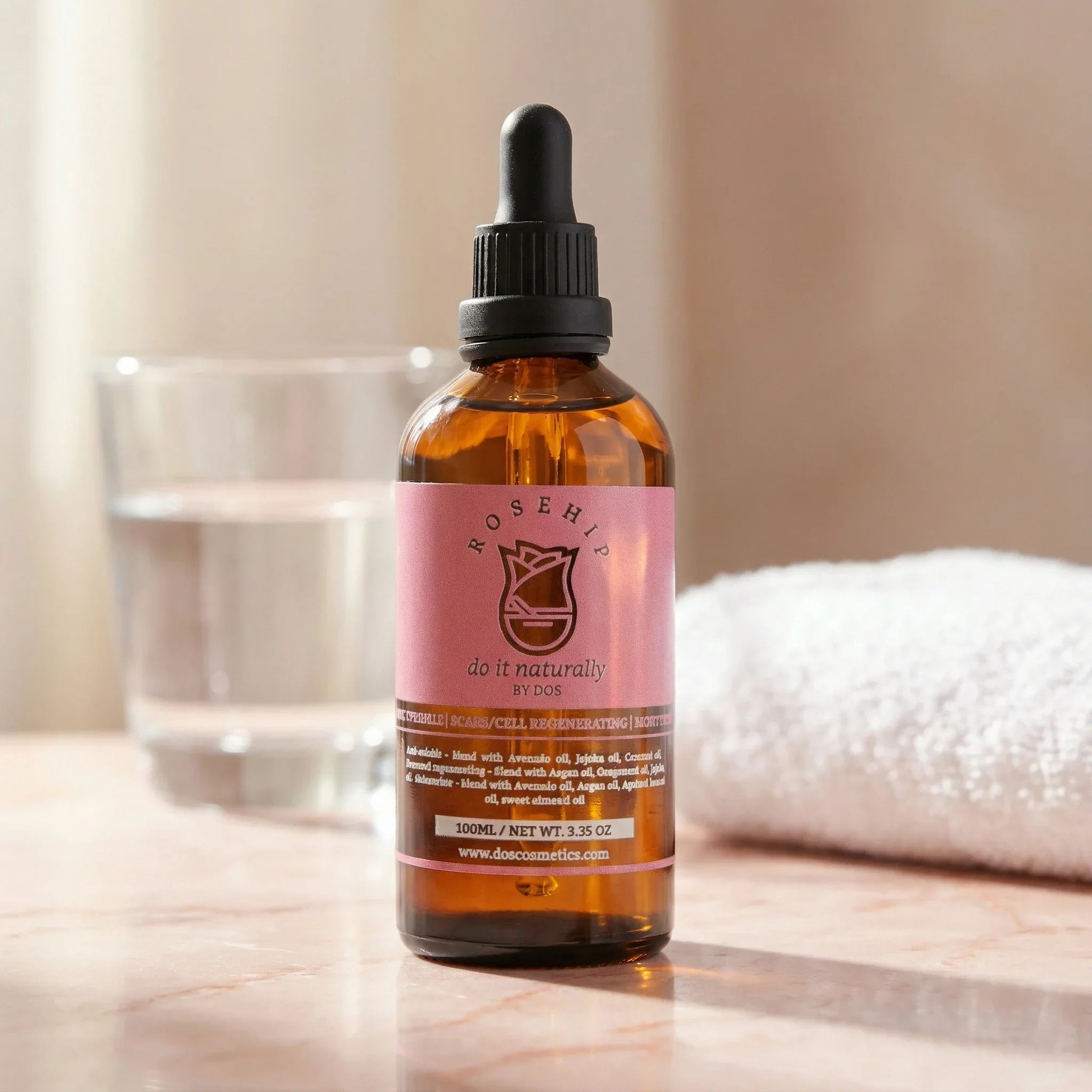 ROSEHIP | Natural Base Oil - DOS Cosmetics