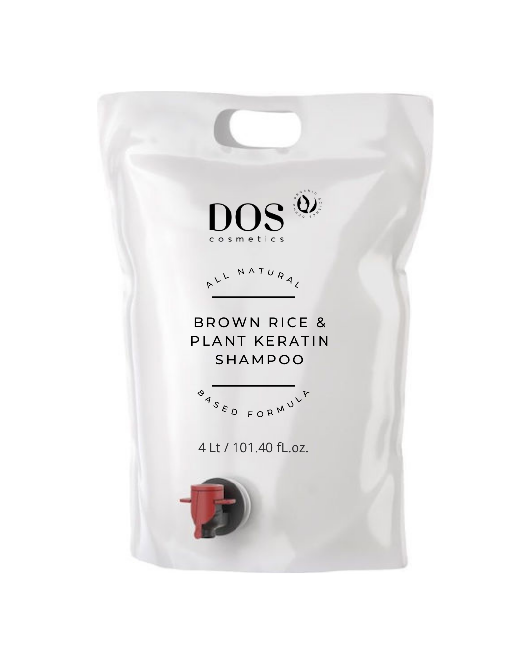 LUXURY AMENITIES BROWN RICE &amp; PLANT KERATIN SHAMPOO 4Lt