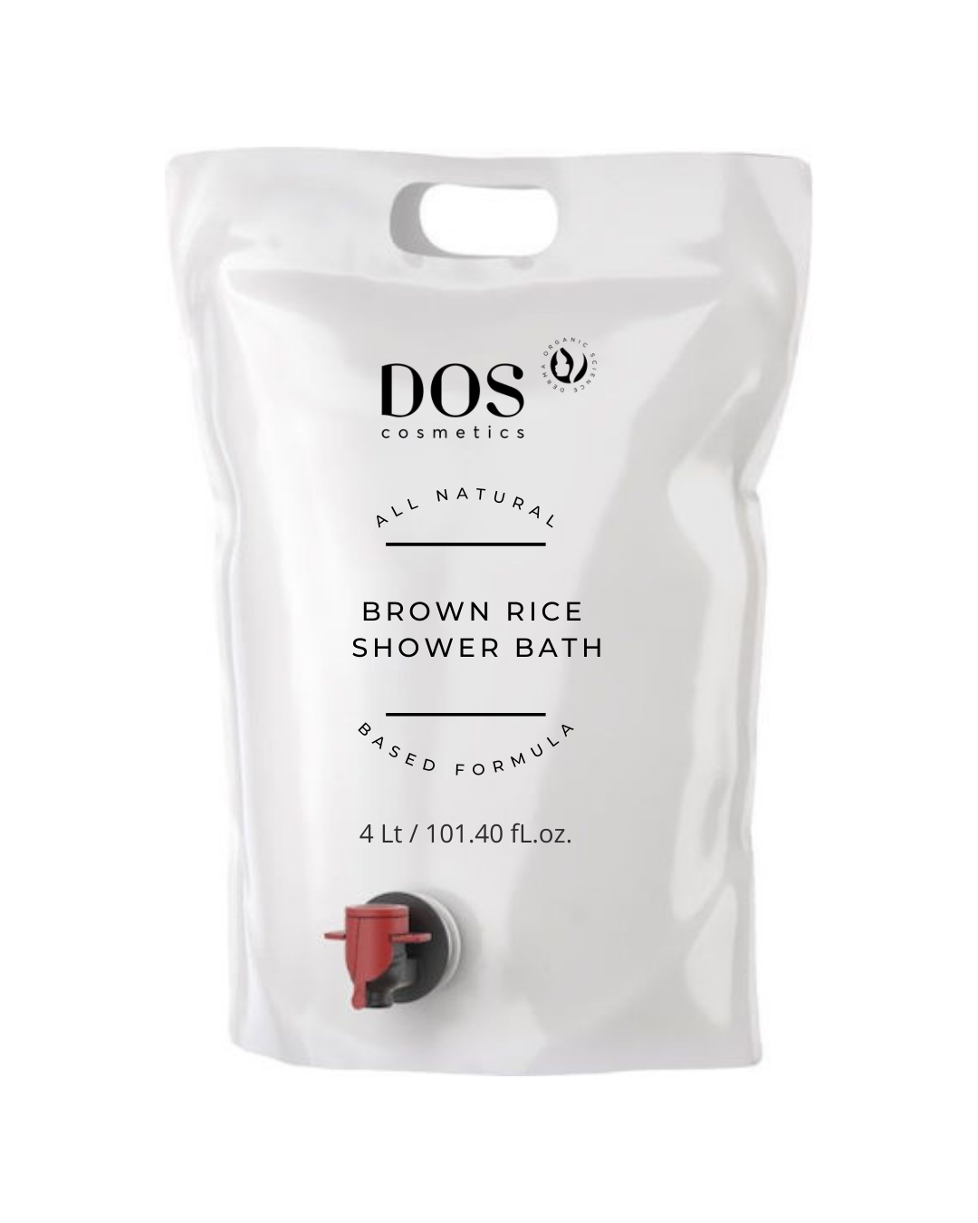 LUXURY AMENITIES BROWN RICE SHOWER BATH 4 Lt