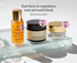  DOS skincare products on a glass surface with promotional text. Pigments protocol dos cosmetics winter time